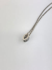 Mini Pop H Necklace Noir PHW