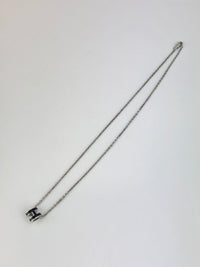 Mini Pop H Necklace Noir PHW