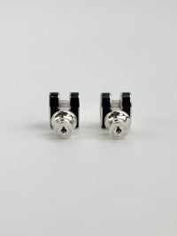 Pop H Earrings Black SHW