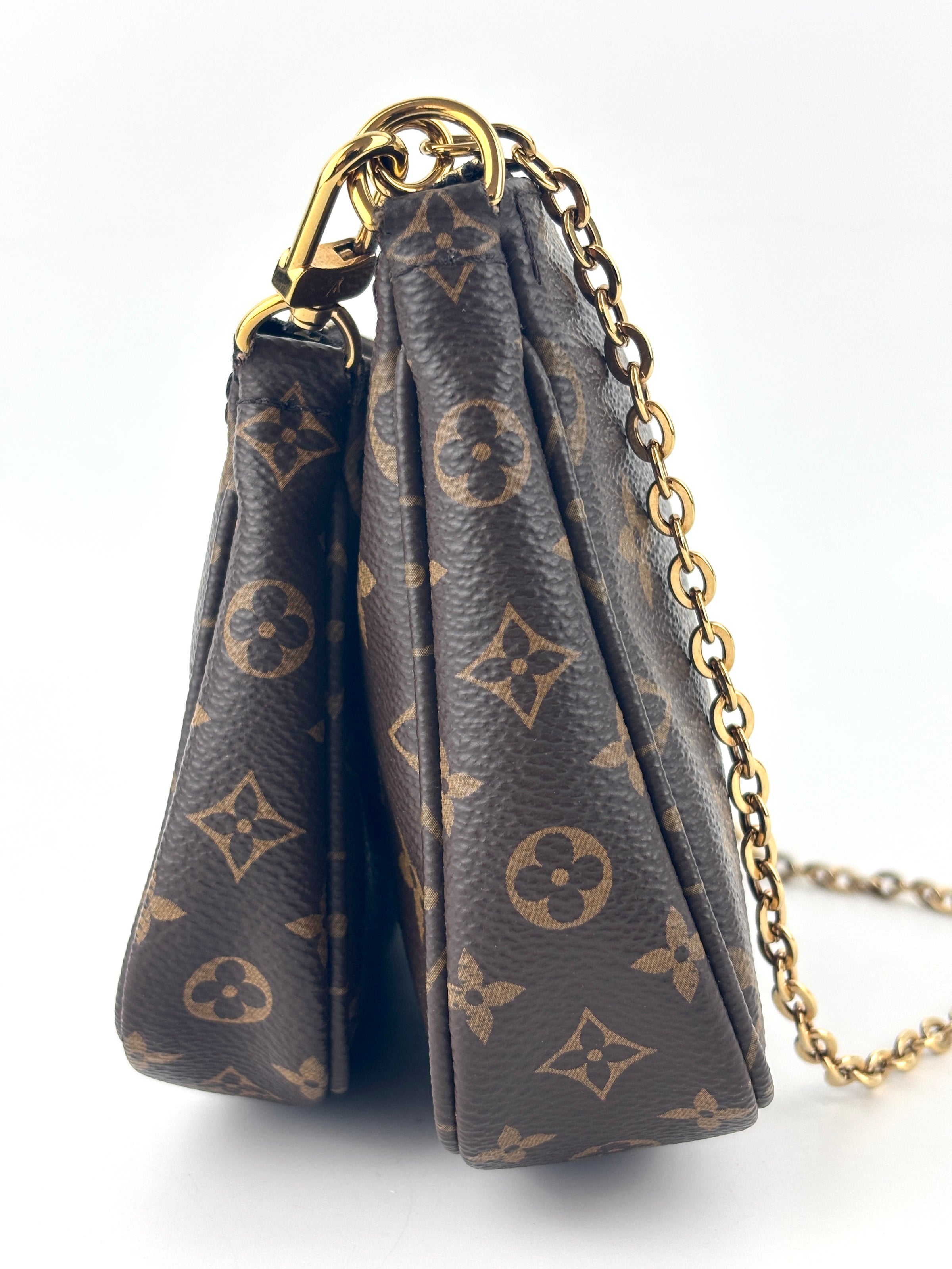 Multi Pochette Monogram Canvas Khaki