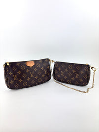 Multi Pochette Monogram Canvas Khaki
