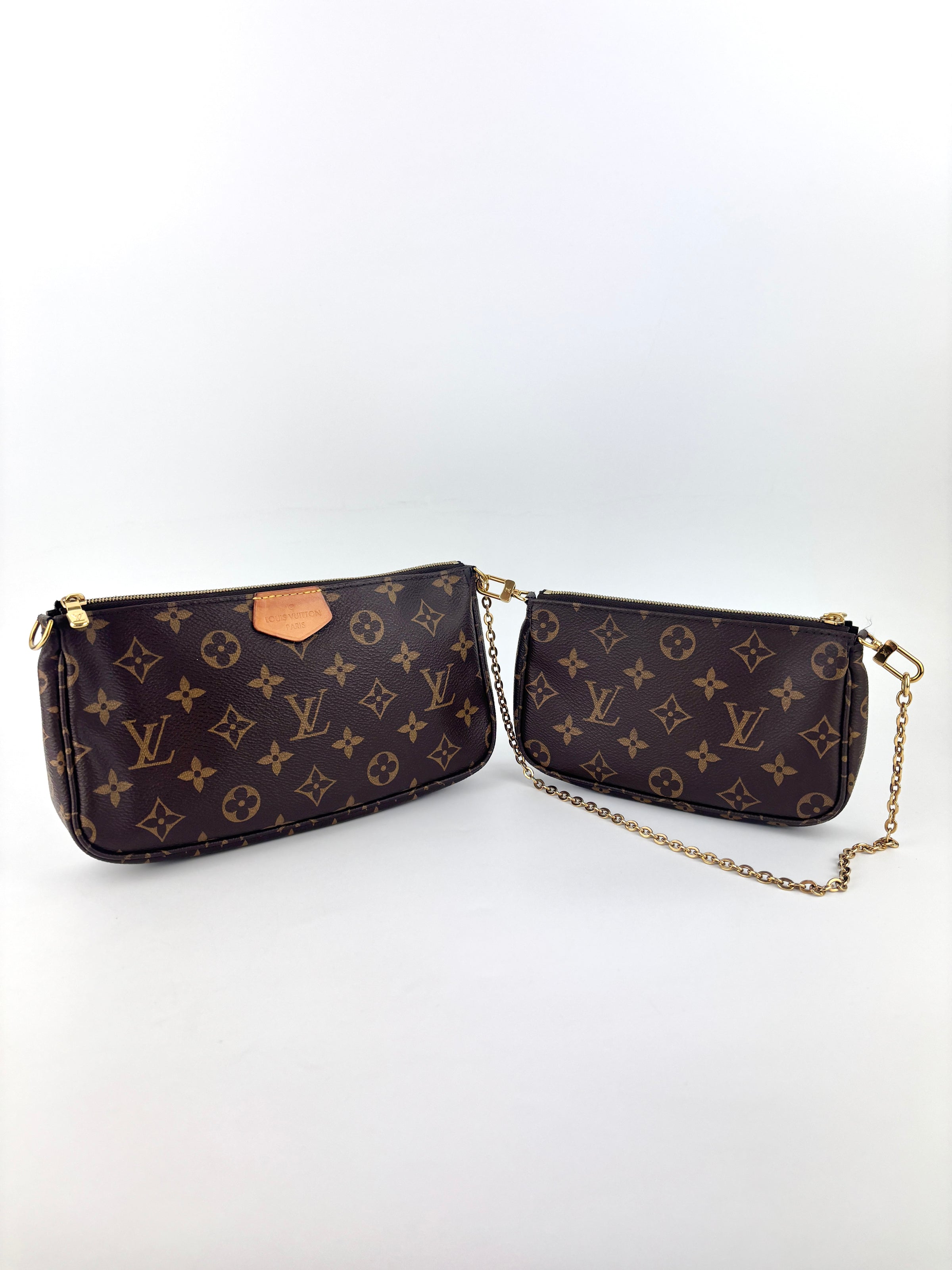 Multi Pochette Monogram Canvas Khaki