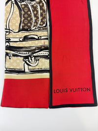 Monogram Trunks Silk Bandeau Scarf