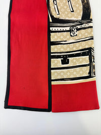 Monogram Trunks Silk Bandeau Scarf