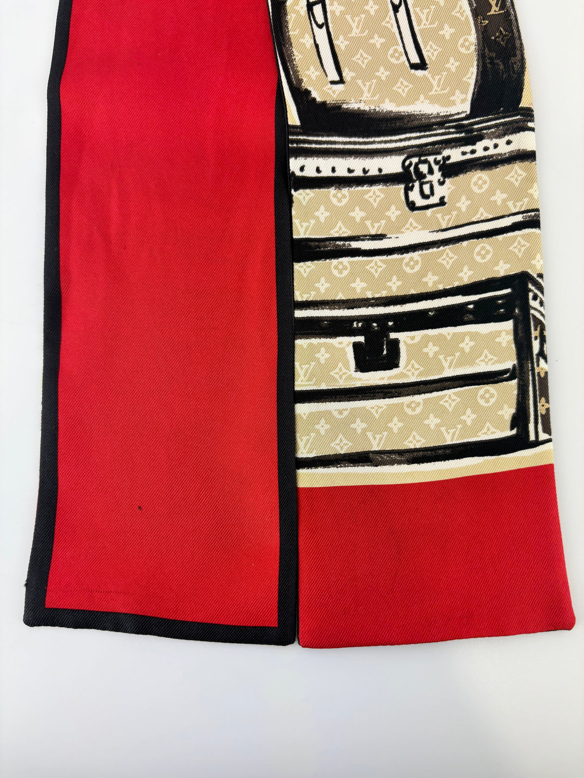 Monogram Trunks Silk Bandeau Scarf