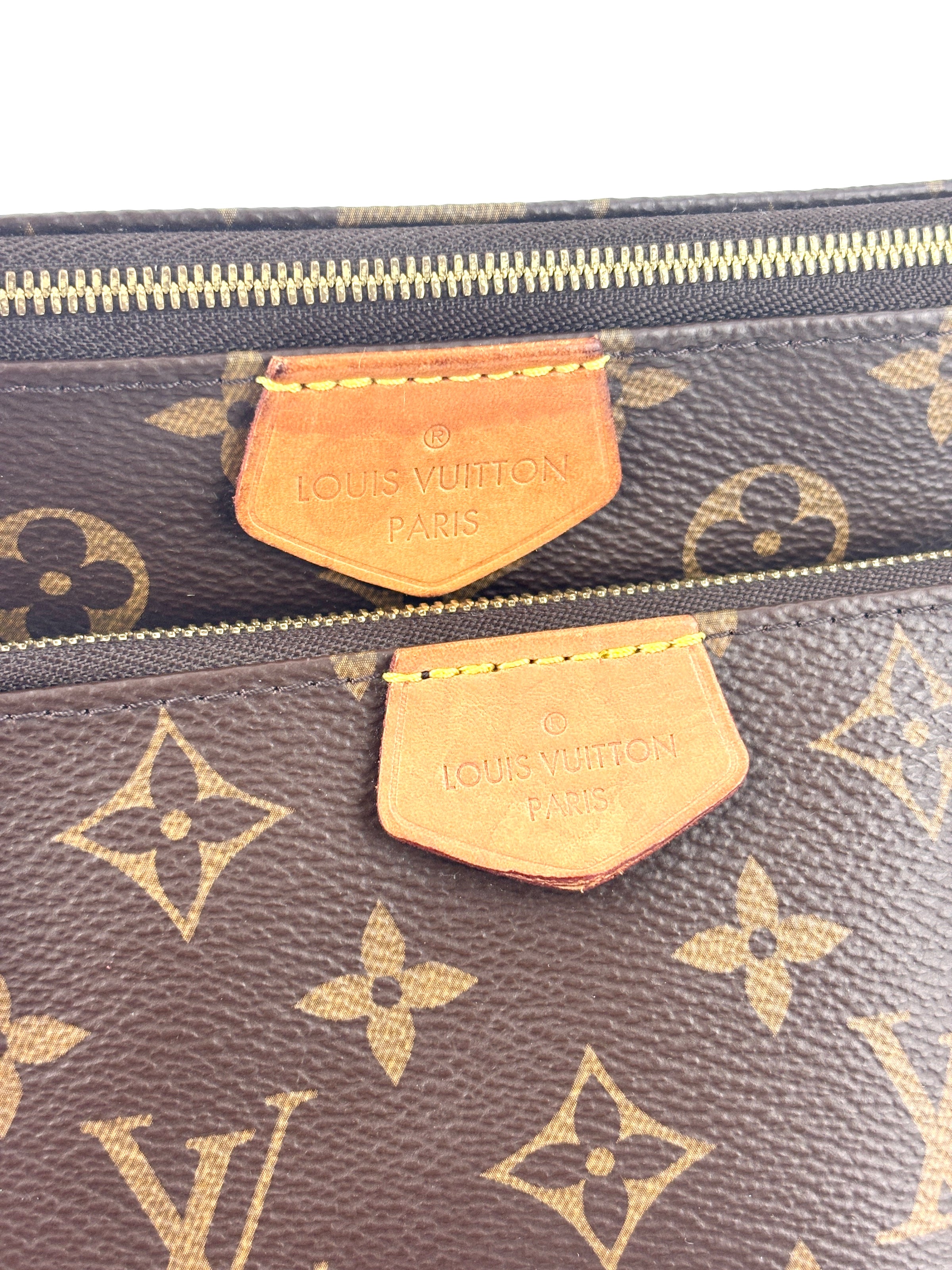 Multi Pochette Monogram Canvas Khaki