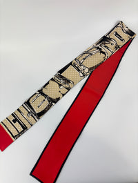 Monogram Trunks Silk Bandeau Scarf