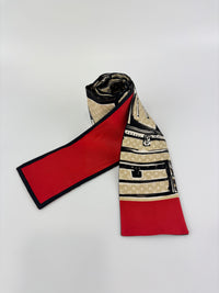 Monogram Trunks Silk Bandeau Scarf