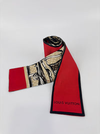 Monogram Trunks Silk Bandeau Scarf