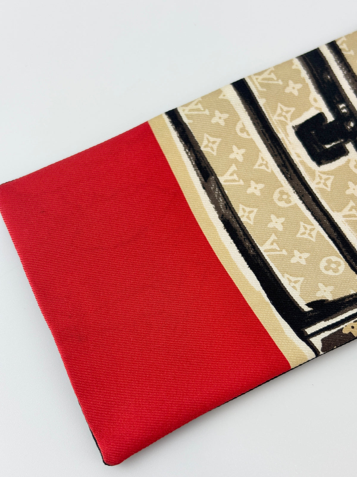 Monogram Trunks Silk Bandeau Scarf