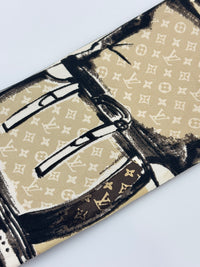 Monogram Trunks Silk Bandeau Scarf