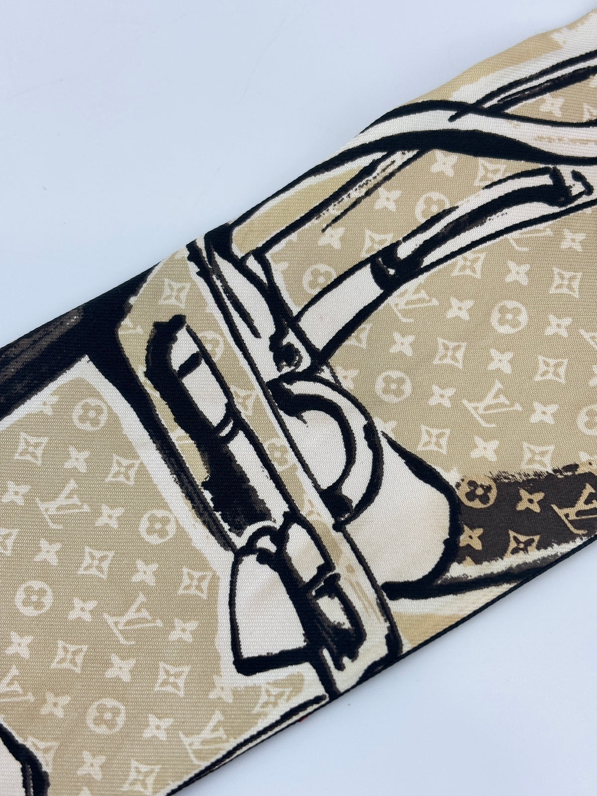 Monogram Trunks Silk Bandeau Scarf