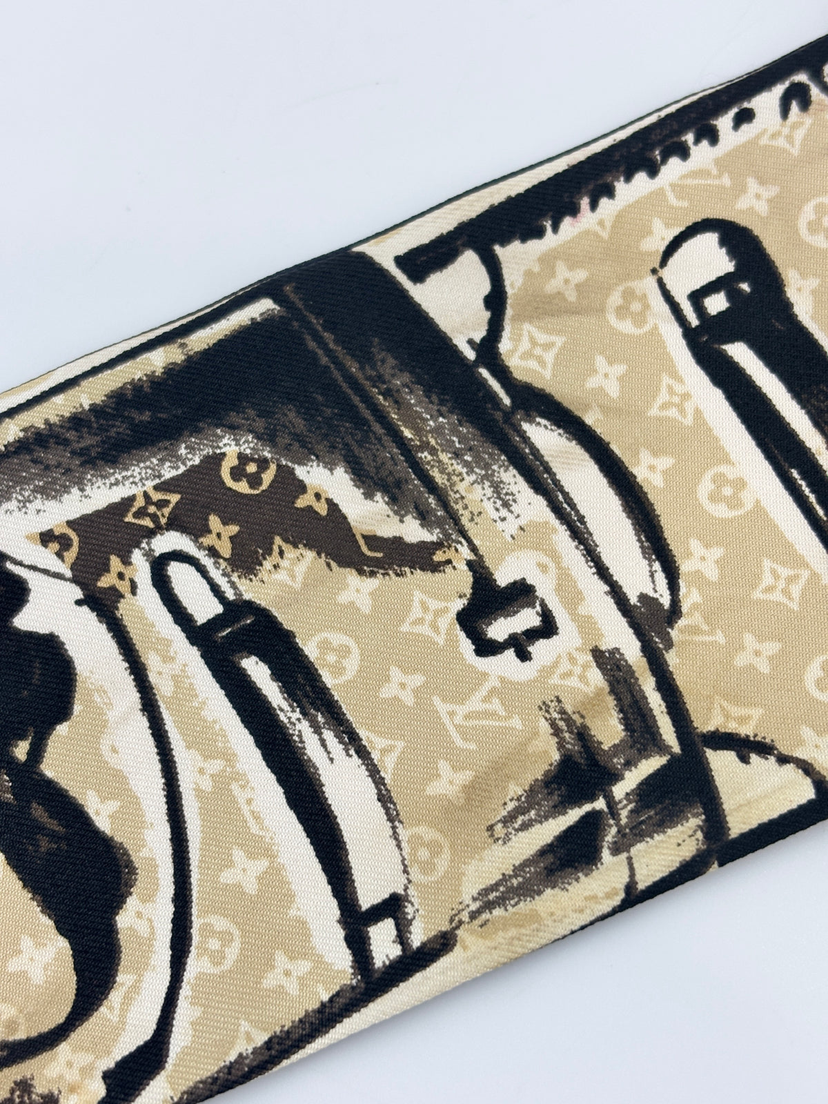 Monogram Trunks Silk Bandeau Scarf