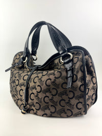 Vintage 2007 C Carriage Canvas Bittersweet Hobo - Glampot
