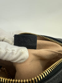 Web Ophidia Mini GG Black Leather Crossbody Bag