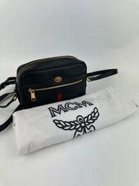 Web Ophidia Mini GG Black Leather Crossbody Bag