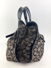 Vintage 2007 C Carriage Canvas Bittersweet Hobo - Glampot