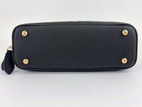 Mini Swing Leather Satchel Bag Black