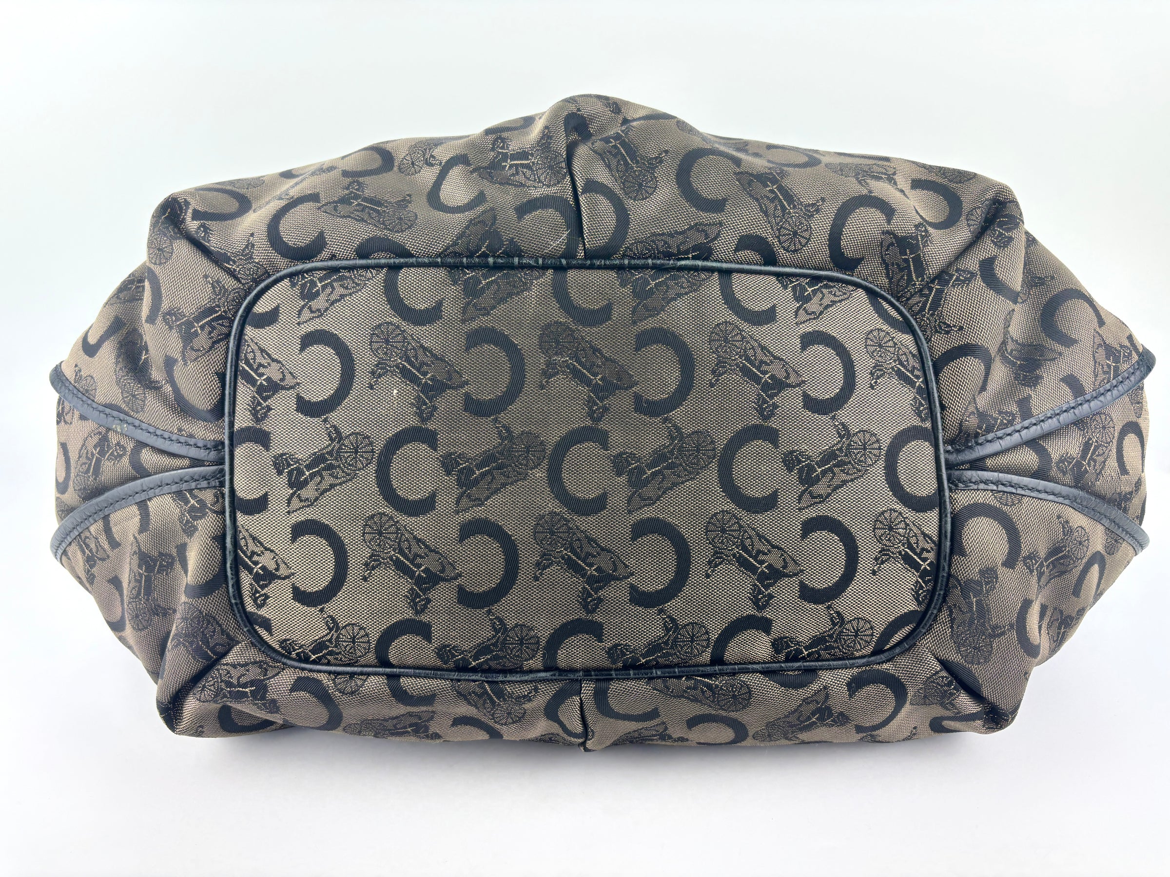 Vintage 2007 C Carriage Canvas Bittersweet Hobo - Glampot