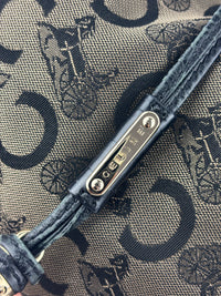Vintage 2007 C Carriage Canvas Bittersweet Hobo - Glampot
