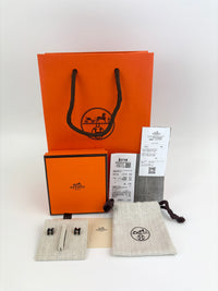 Pop H Earrings Black SHW