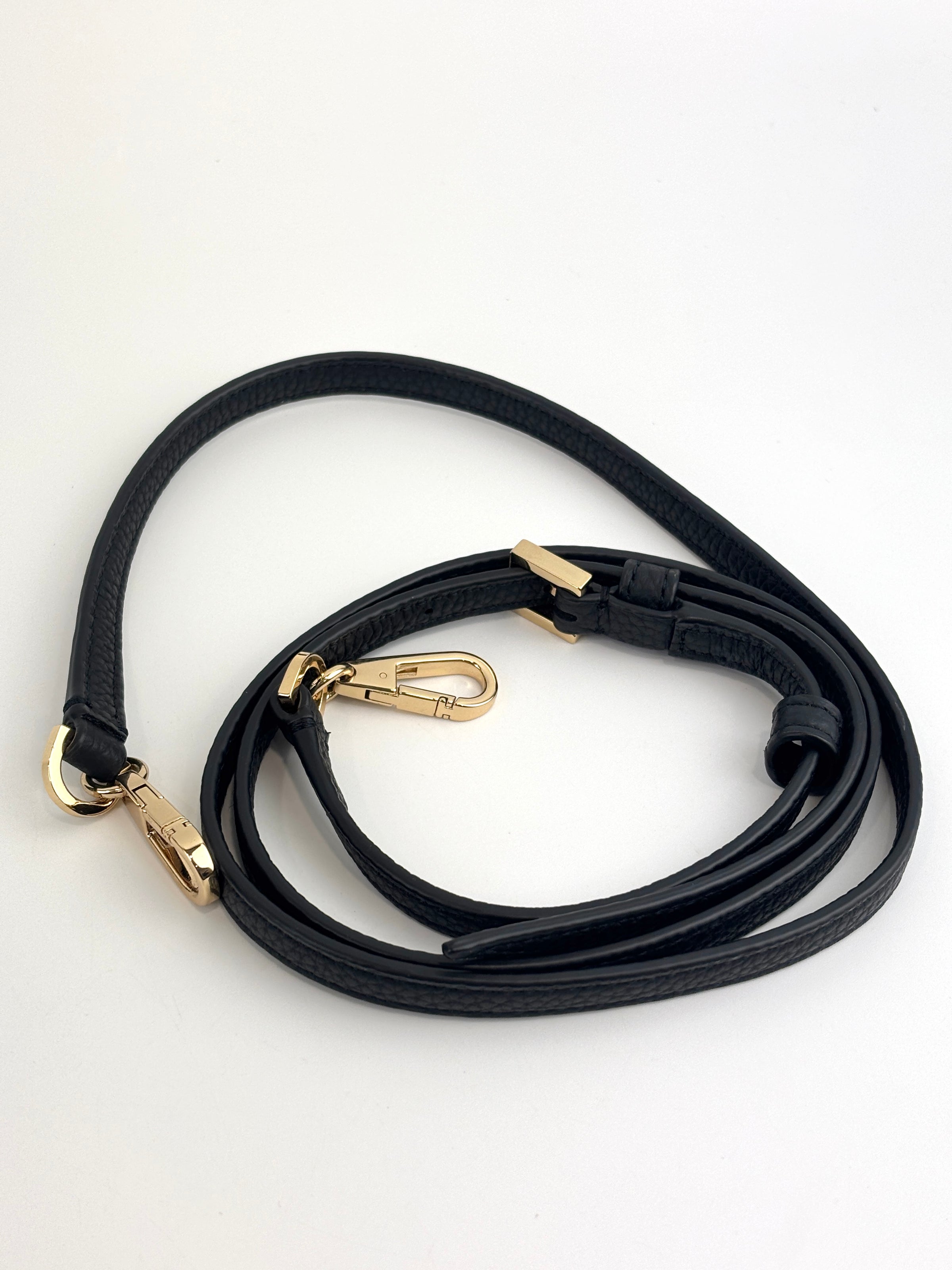 Mini Swing Leather Satchel Bag Black