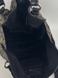 Vintage 2007 C Carriage Canvas Bittersweet Hobo - Glampot