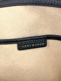 Mini Swing Leather Satchel Bag Black