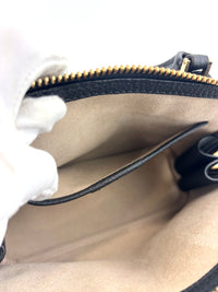 Mini Swing Leather Satchel Bag Black