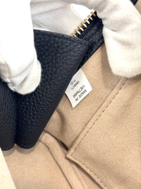 Mini Swing Leather Satchel Bag Black