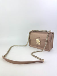 Dixie Mini Crossbody in Metallic Dusty Rose - Glampot