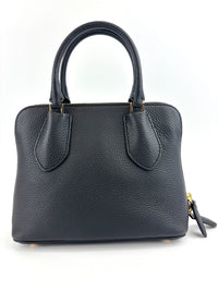 Mini Swing Leather Satchel Bag Black