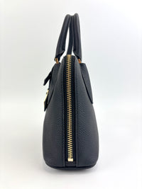 Mini Swing Leather Satchel Bag Black