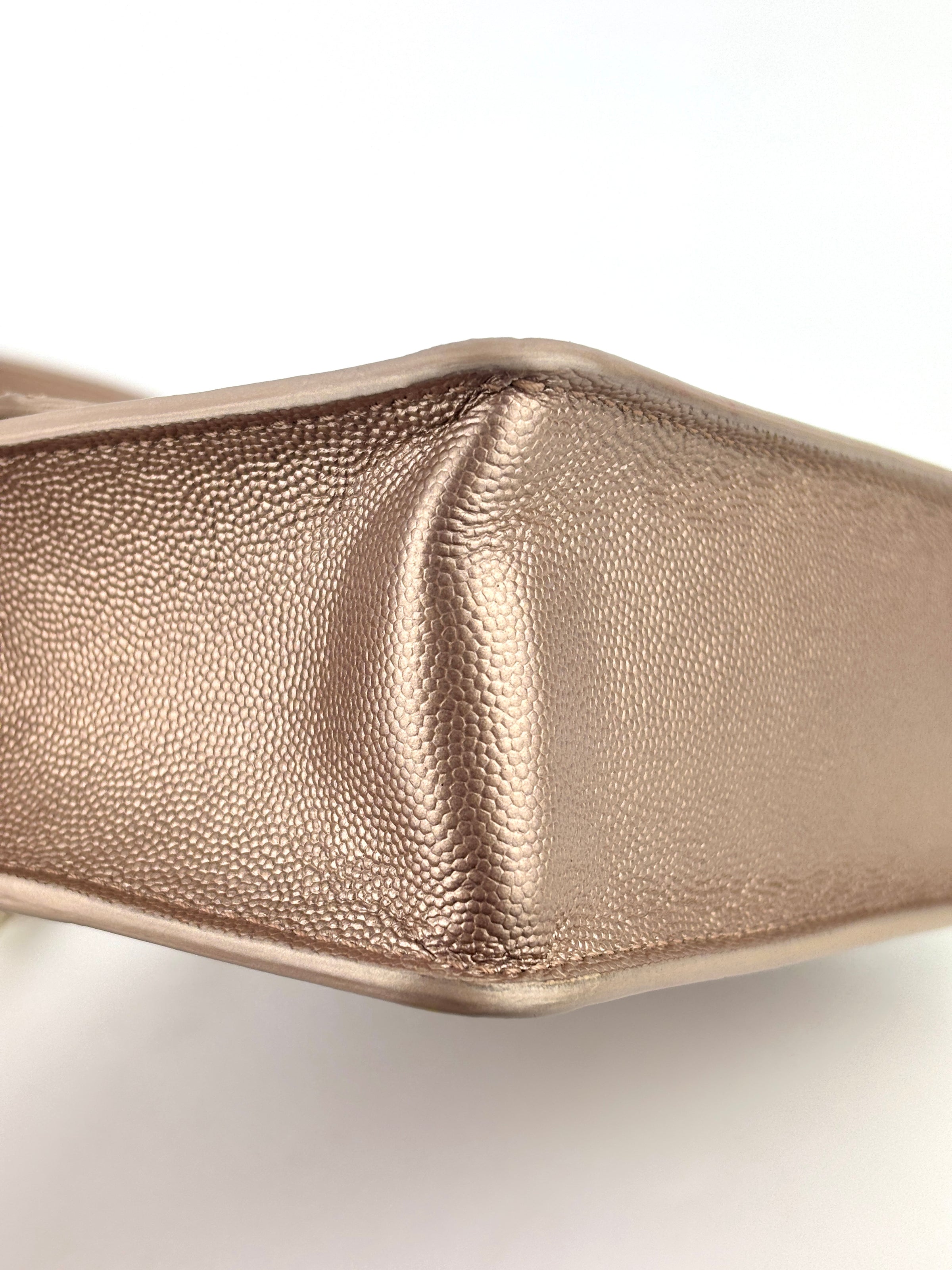 Dixie Mini Crossbody in Metallic Dusty Rose - Glampot