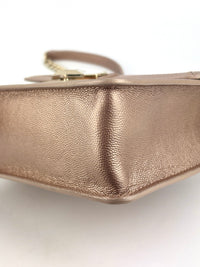Dixie Mini Crossbody in Metallic Dusty Rose - Glampot