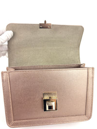 Dixie Mini Crossbody in Metallic Dusty Rose - Glampot