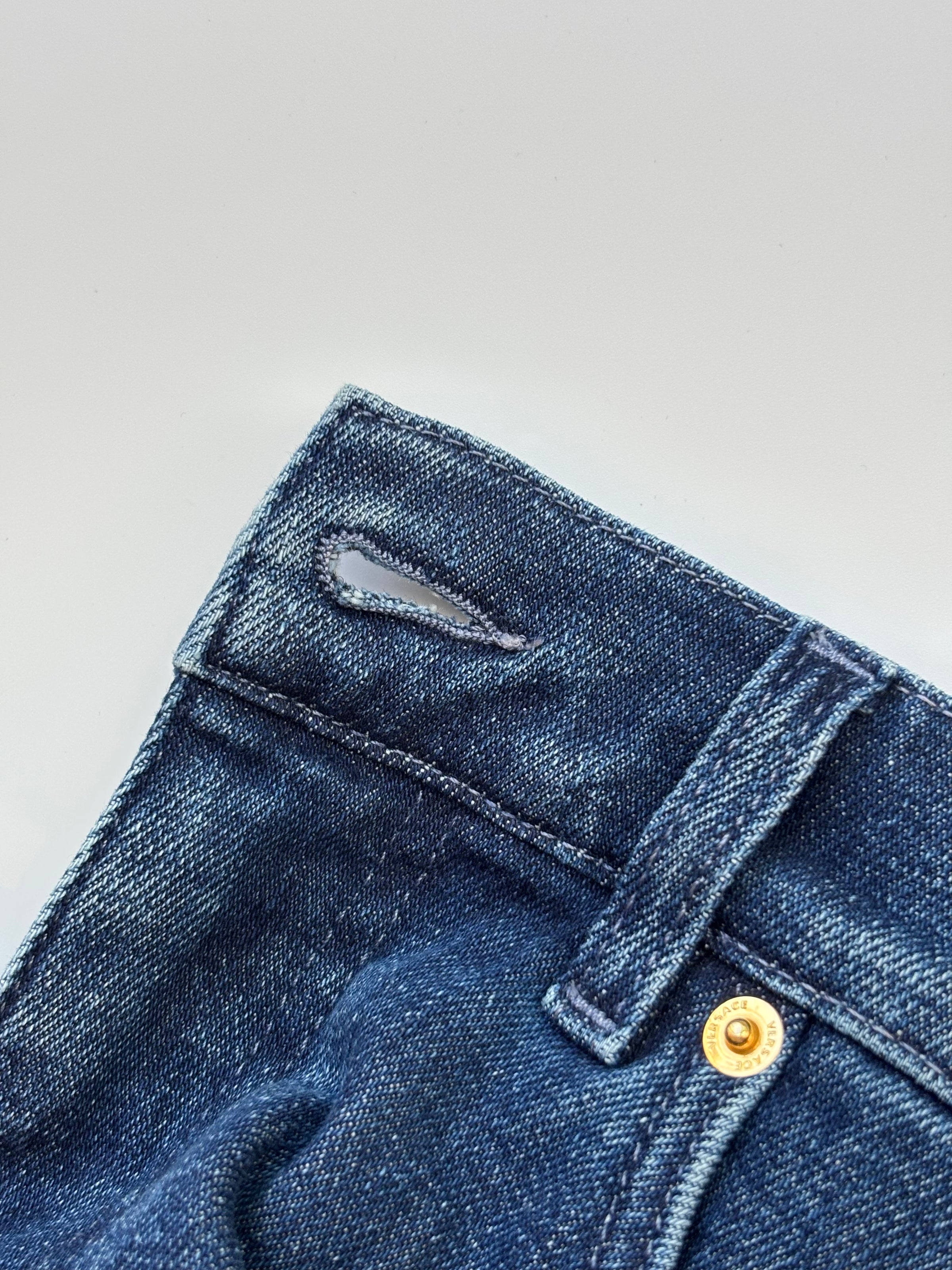 Man's Blue Denim Jeans With Medusa Detail 1006078 | Size 36 | 190/104B - Glampot