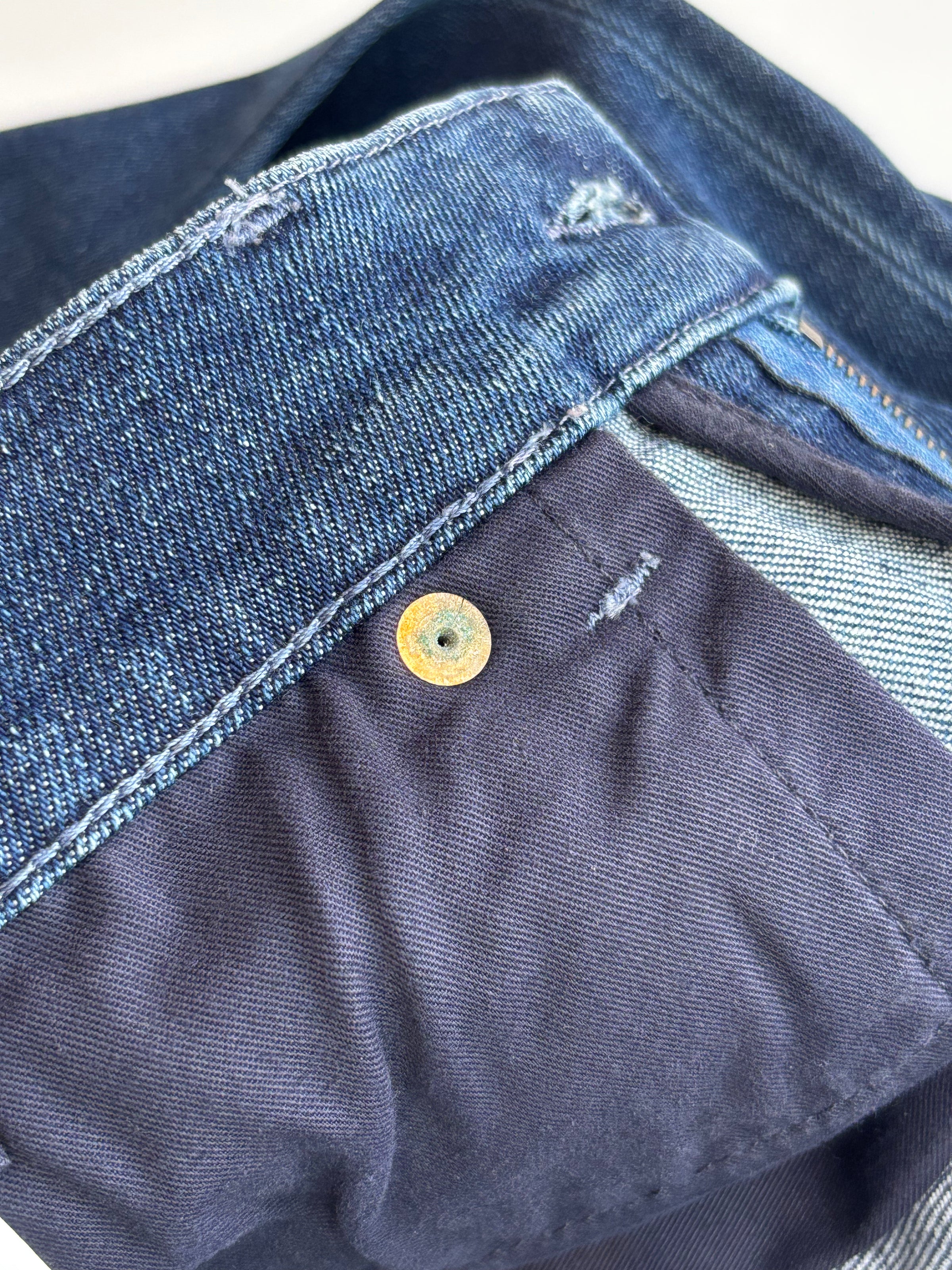 Man's Blue Denim Jeans With Medusa Detail 1006078 | Size 36 | 190/104B - Glampot