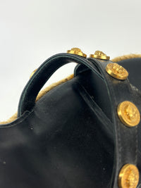 1006142 Wedge Sandals Black Size 39