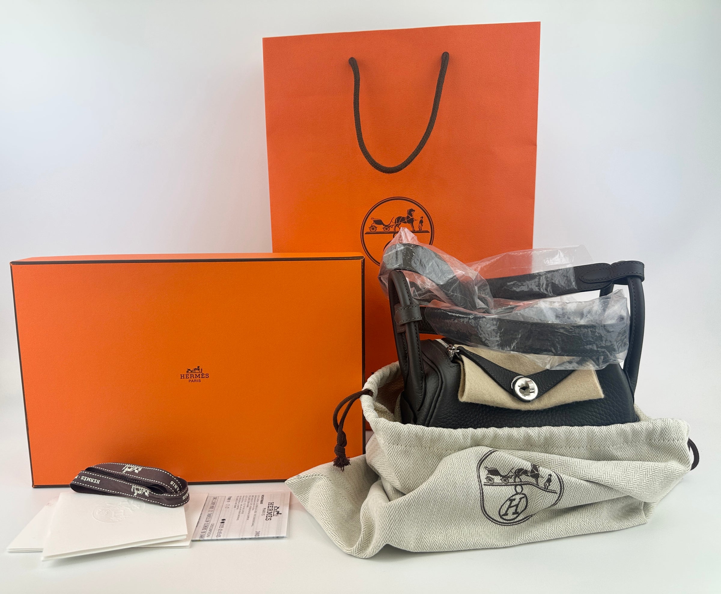 Lindy Mini II Taurillon Clemence Dark Bronze PHW