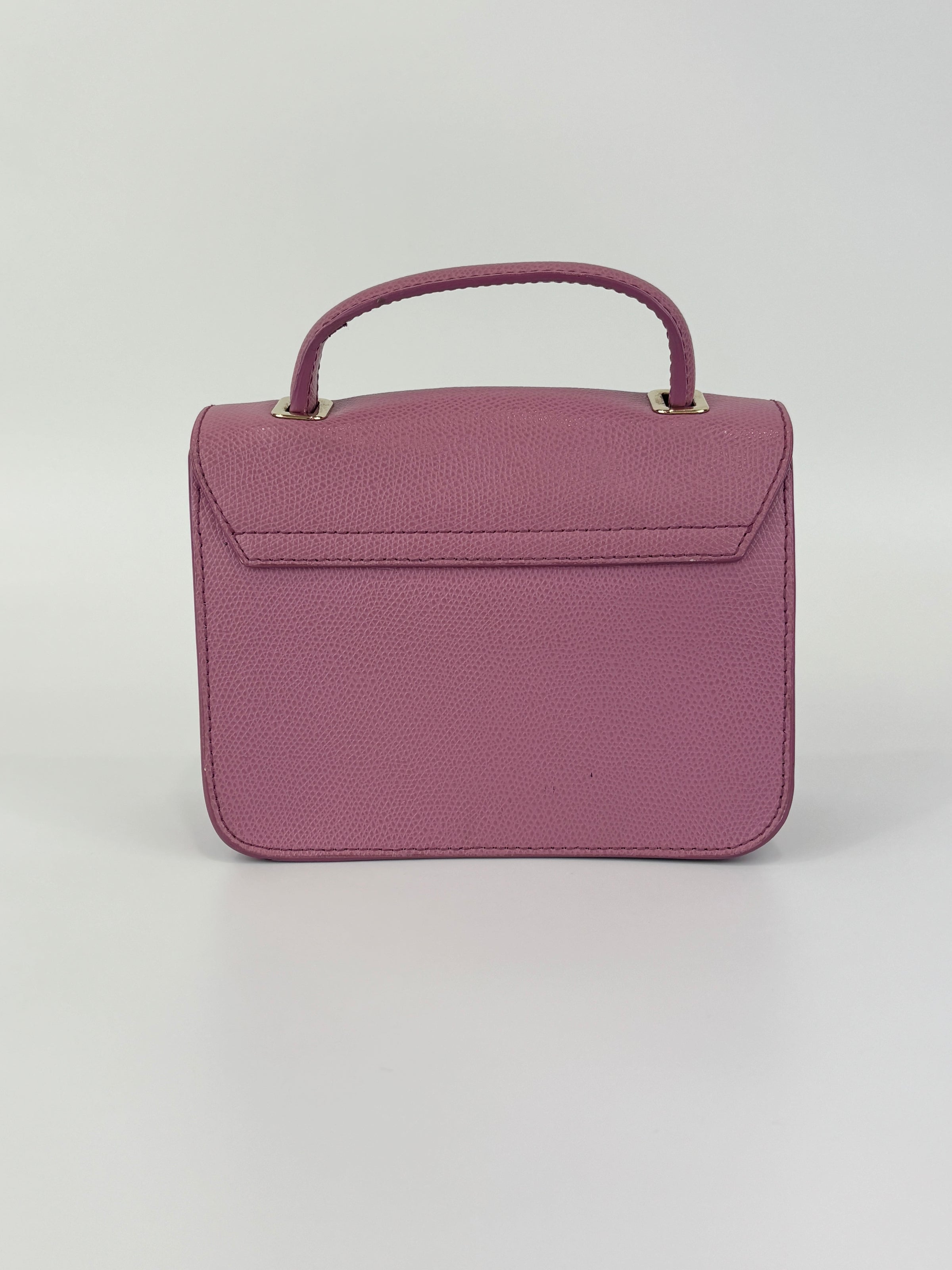 Metropolis Mini Top Handle Crossbody Bag Pink