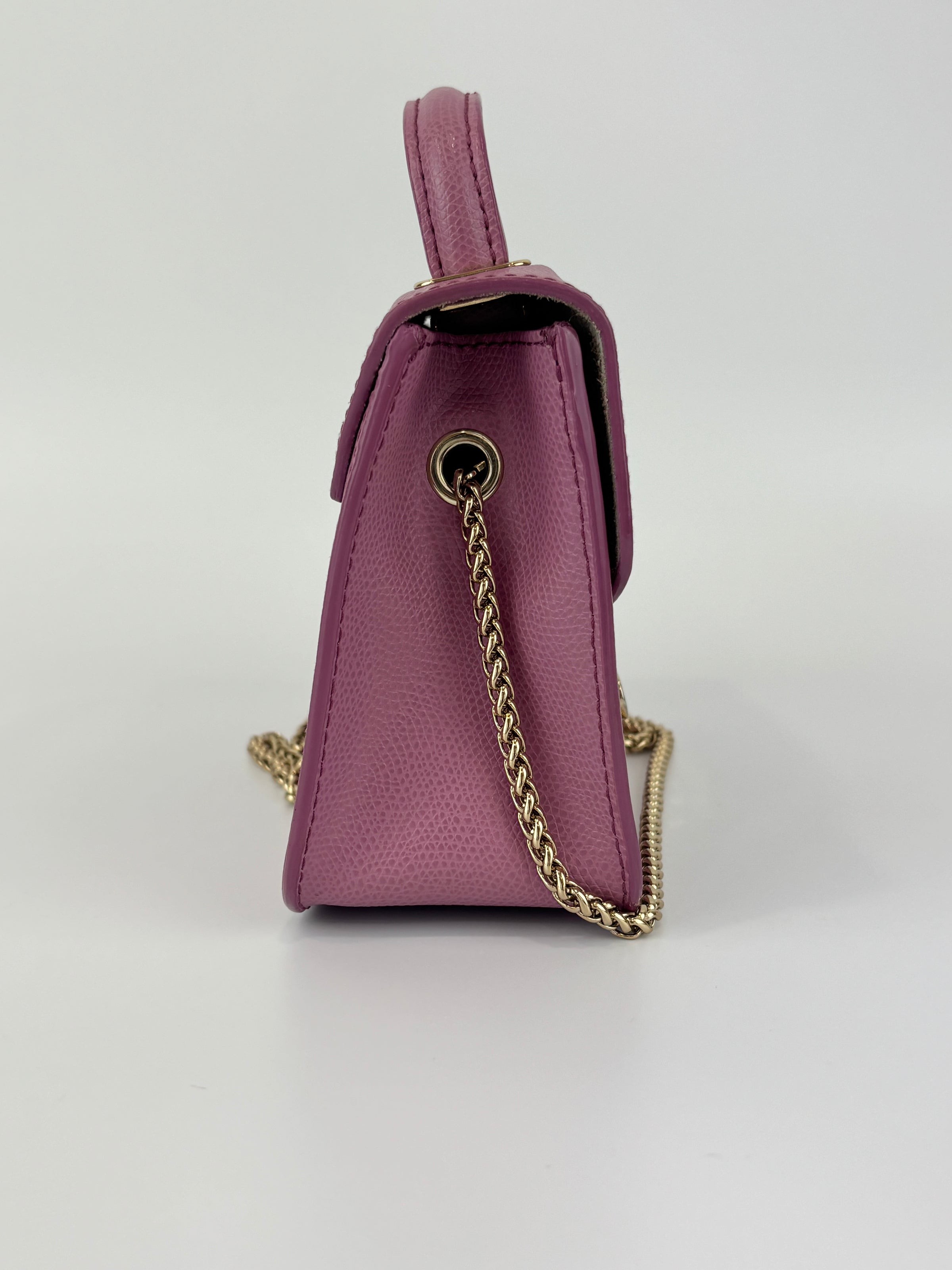 Metropolis Mini Top Handle Crossbody Bag Pink
