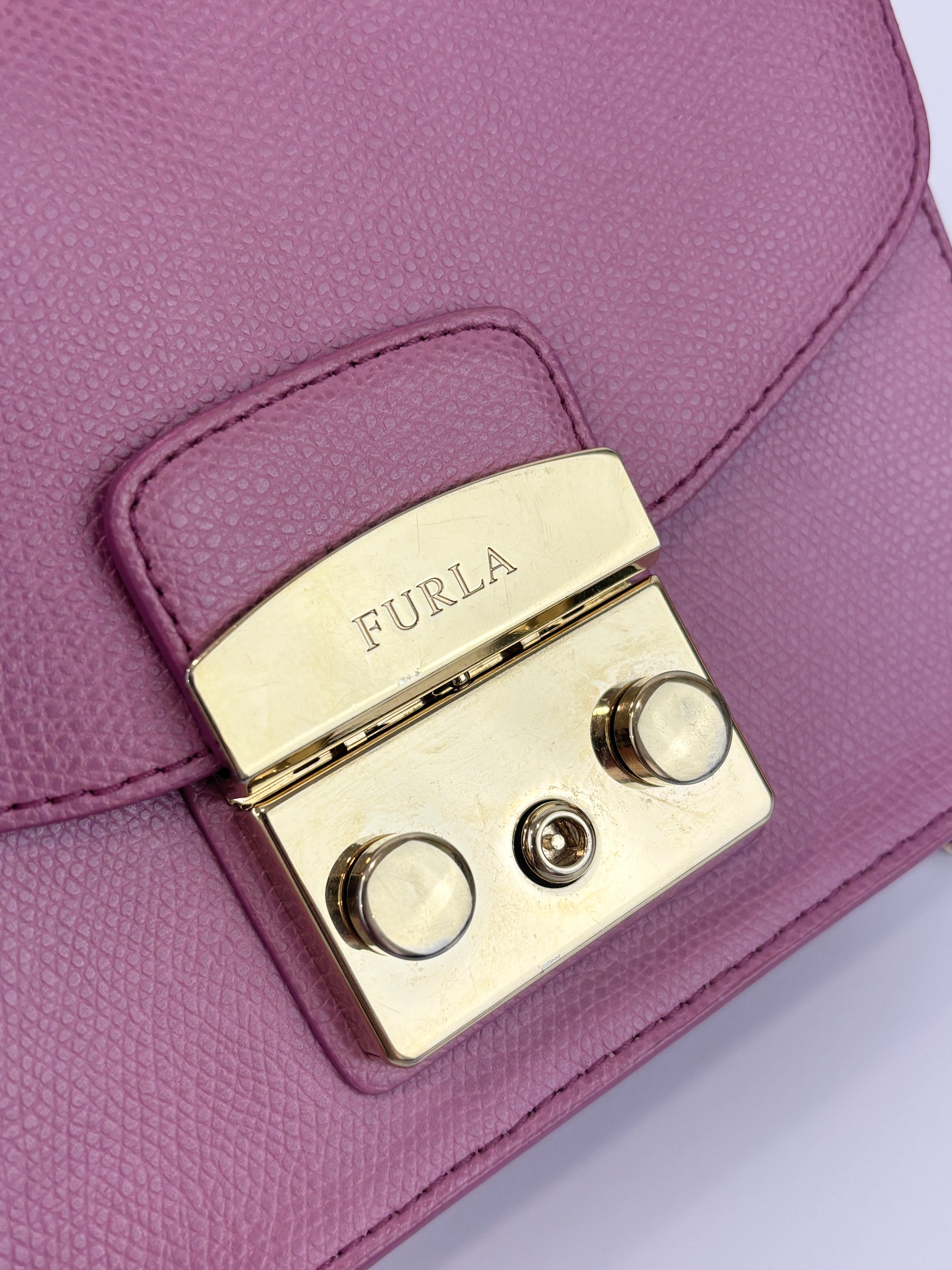 Metropolis Mini Top Handle Crossbody Bag Pink
