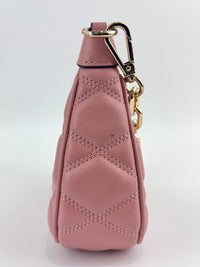 Outlet Cora Extra-Small Quilted Shoulder Bag in Pink - Glampot