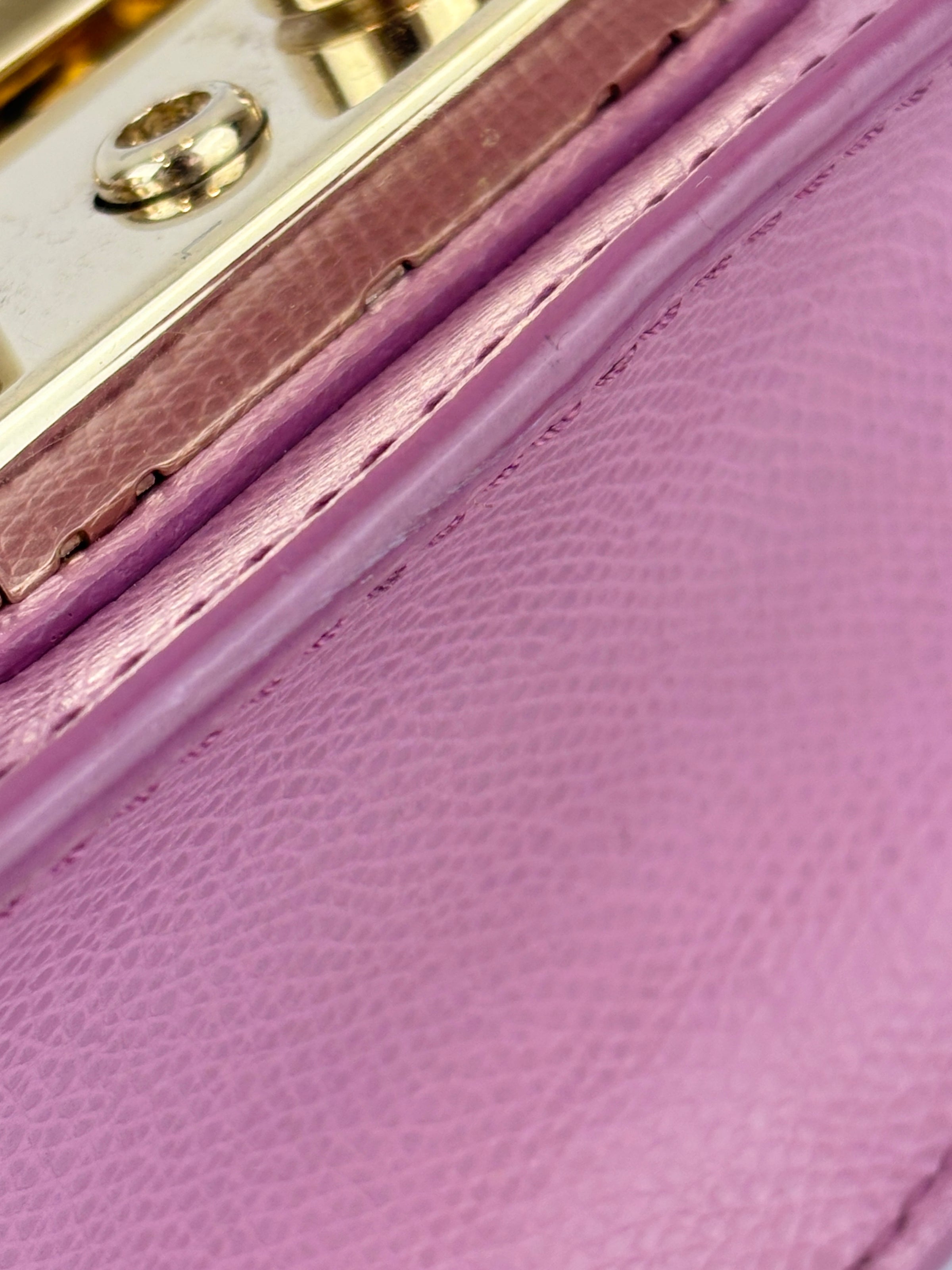 Metropolis Mini Top Handle Crossbody Bag Pink