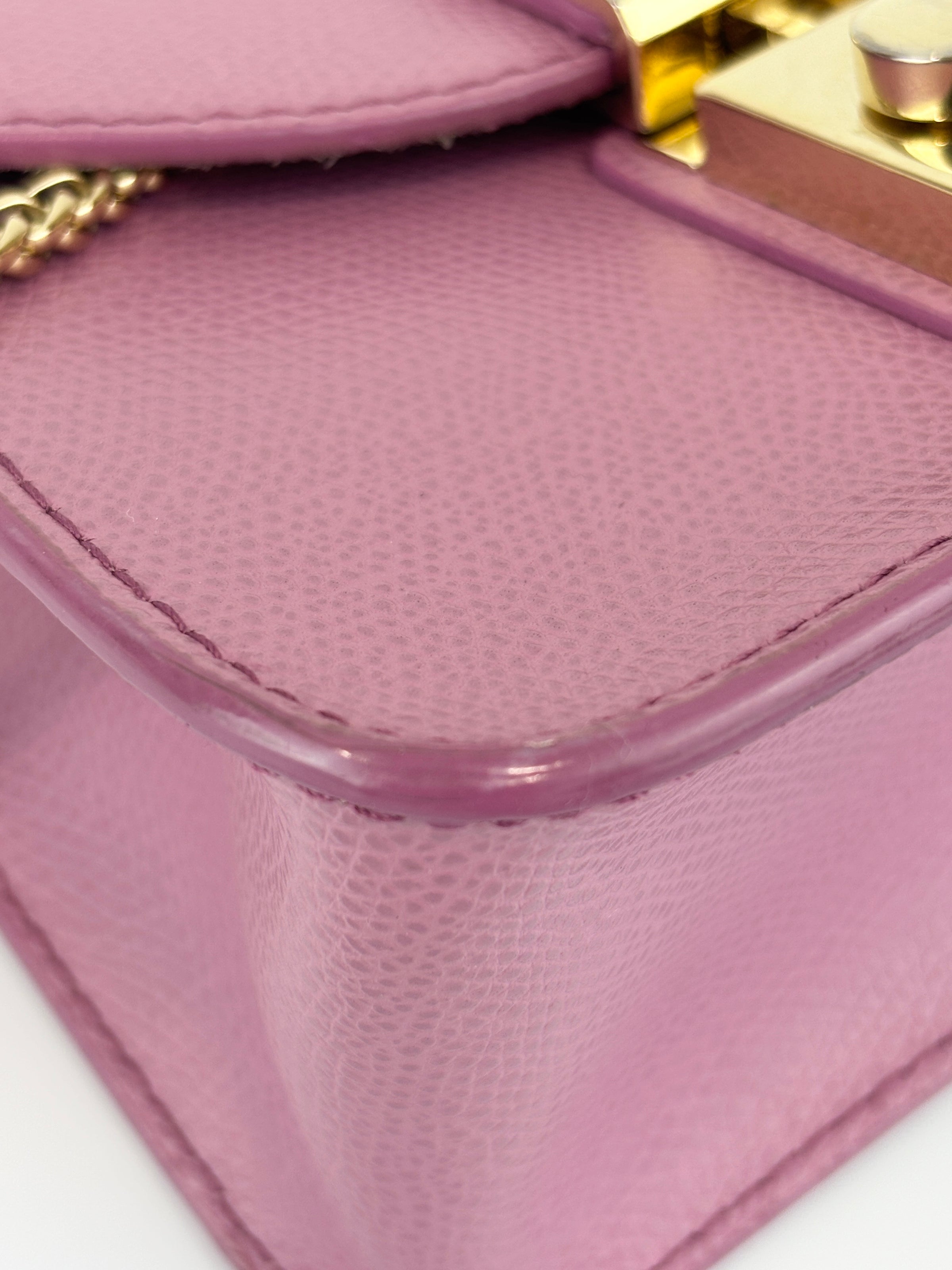 Metropolis Mini Top Handle Crossbody Bag Pink