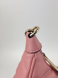 Outlet Cora Extra-Small Quilted Shoulder Bag in Pink - Glampot