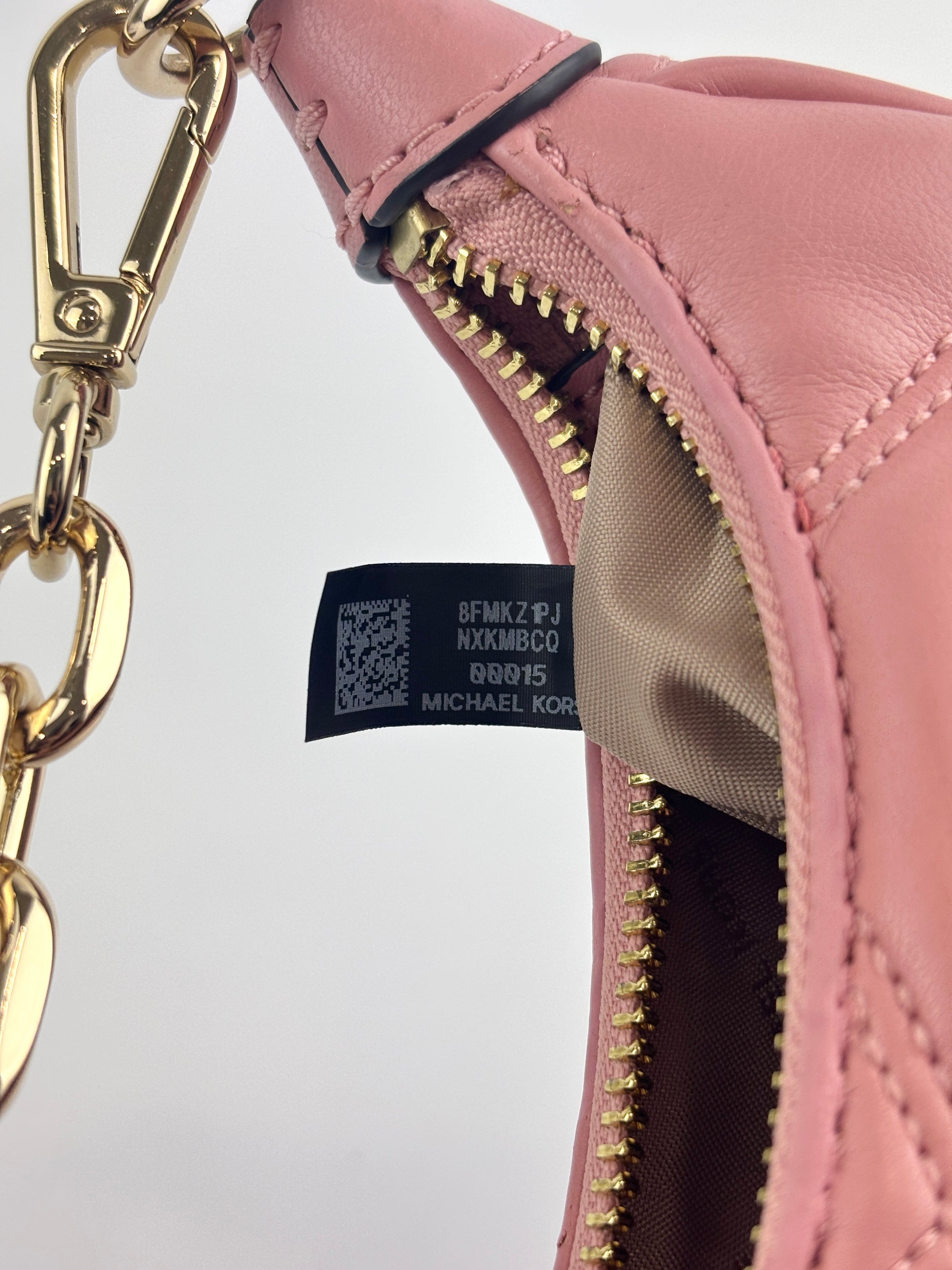 Outlet Cora Extra-Small Quilted Shoulder Bag in Pink - Glampot