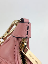 Outlet Cora Extra-Small Quilted Shoulder Bag in Pink - Glampot
