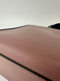 8BH344 Runaway Small Bicolor Pink / Black Calfskin Leather Bag